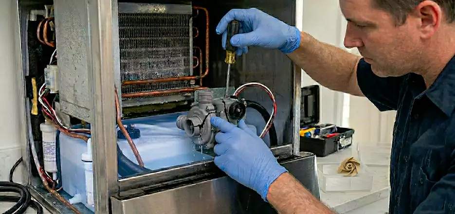 Commercial Ice Maker Water Pump Repair in Imperial Beach