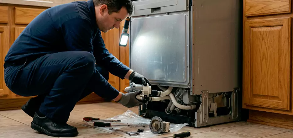 Dishwasher Drain Hose Repair in Imperial Beach